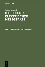 Messger&auml;te und Zubeh&ouml;r - Georg Keinath