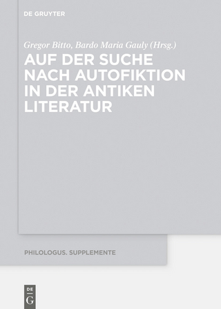 Auf der Suche nach Autofiktion in der antiken Literatur