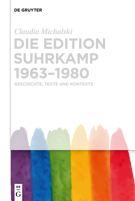 Die edition suhrkamp 1963-1980 -  Claudia Michalski