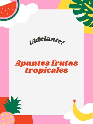 Apuntes frutas tropicales