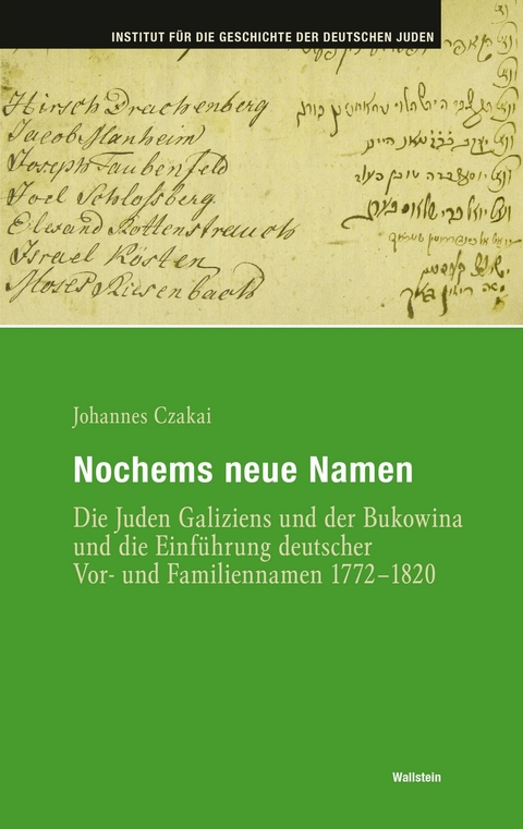 Nochems neue Namen -  Johannes Czakai