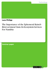 The Importance of the Ephemeral Kuiseb River as Linear Oasis. Its Ecosystem Services For Namibia - Luca Philipp