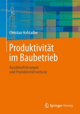 Produktivit&auml;t im Baubetrieb - Christian Hofstadler