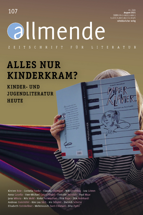 107. Ausgabe der allmende &ndash; Zeitschrift f&uuml;r Literatur - 
