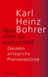 Was alles so vorkommt - Karl Heinz Bohrer