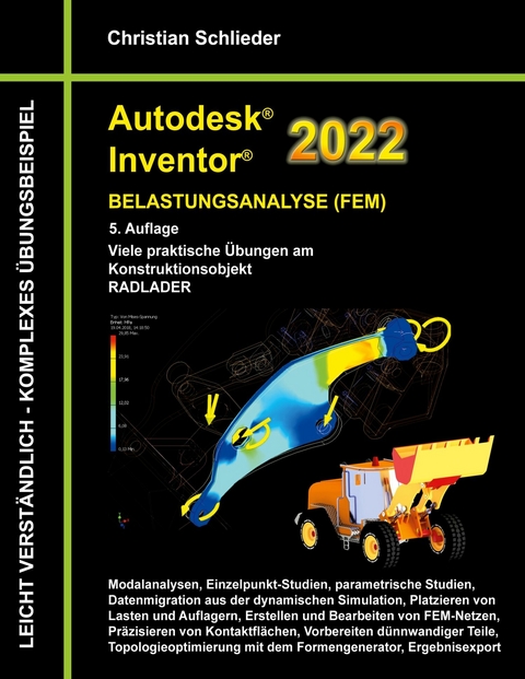 Autodesk Inventor 2022 - Belastungsanalyse (FEM) -  Christian Schlieder