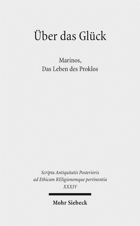 &Uuml;ber das Gl&uuml;ck - 