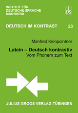 Latein - Deutsch kontrastiv - Manfred Kienpointner