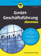 GmbH-Gesch&auml;ftsf&uuml;hrung f&uuml;r Dummies - Claudia Ossola-Haring