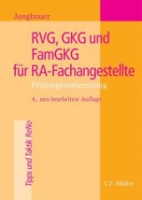 RVG, GKG  und FamGKG f&uuml;r RA-Fachangestellte - Sabine Jungbauer