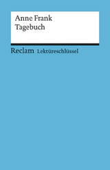 Lekt&uuml;reschl&uuml;ssel zu Anne Frank: Tagebuch -  Feuchert, Nikola Medenwald
