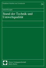 Stand der Technik und Umweltqualit&auml;t