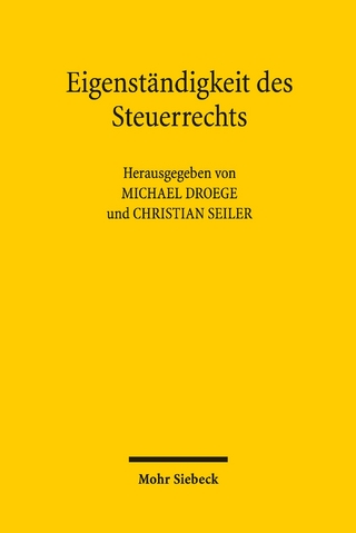 Eigenständigkeit des Steuerrechts