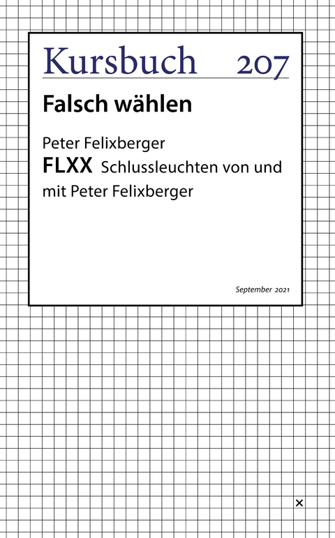 FLXX 7 | Schlussleuchten von und mit Peter Felixberger - Peter Felixberger