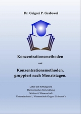 Konzentrationsmethoden und Konzentrationsmethoden, gruppiert nach Monatstagen - Dr. Grigori P. Grabovoi