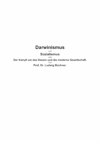 Darwinismus und Sozialismus