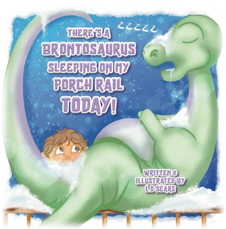 There's A Brontosaurus  Sleeping On My   Porch  Rail  Today!