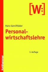 Personalwirtschaftslehre - Hans-Gerd Ridder