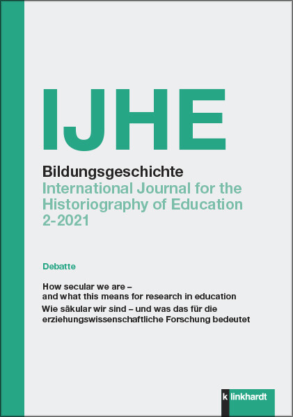 IJHE Bildungsgeschichte - International Journal for the Historiography of Education - 
