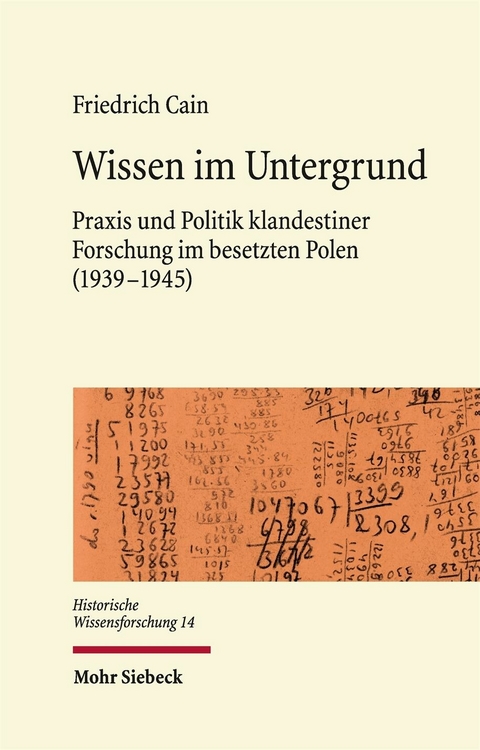 Wissen im Untergrund -  Friedrich Cain