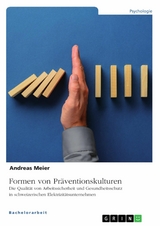 Formen von Pr&auml;ventionskulturen. Die Qualit&auml;t von Arbeitssicherheit und Gesundheitsschutz in schweizerischen Elektrizit&auml;tsunternehmen - Andreas Meier