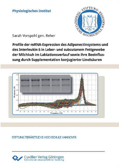 Profile der mRNA-Expression des Adiponectinsystems und des Interleukin 6 in Leber- und subcutanem Fettgewebe der Milchkuh im Laktationsverlauf sowie ihre Beeinflussung durch Supplementation konjugierter Linolsäuren -  Sarah Vorspohl