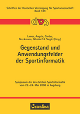 Gegenstand und Anwendungsfelder der Sportinformatik - 