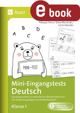 Mini-Eingangstests Deutsch - Klasse 1