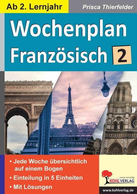 Wochenplan Franz&ouml;sisch / ab 2. Lernjahr -  Prisca Thierfelder