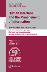 Human Interface and the Management of Information. Information and Interaction - 