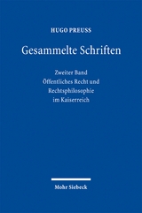 Gesammelte Schriften - Hugo Preu&szlig;