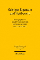 Geistiges Eigentum und Wettbewerb - 