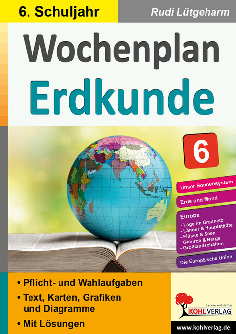 Wochenplan Erdkunde / Klasse 6 -  Rudi L&uuml;tgeharm