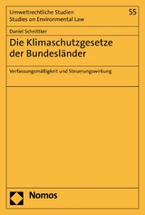 Die Klimaschutzgesetze der Bundesl&auml;nder - Daniel Schnittker