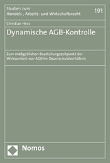 Dynamische AGB-Kontrolle - Christian Hess