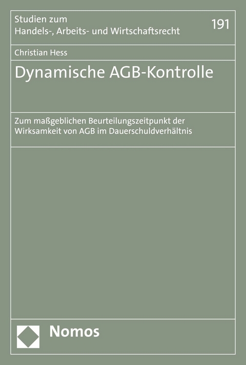 Dynamische AGB-Kontrolle - Christian Hess