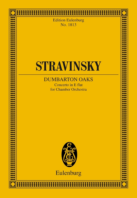 Concerto in Eb "Dumbarton Oaks" - Igor Stravinsky