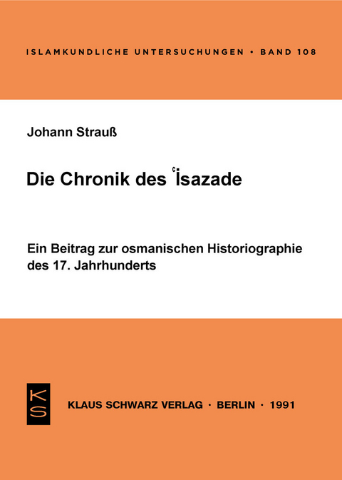 Die Chronik des 'Isazade - Johann Strau&szlig;