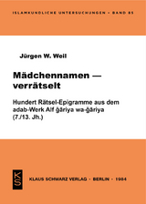 M&auml;dchennamen - verr&auml;tselt - J&uuml;rgen W. Weil