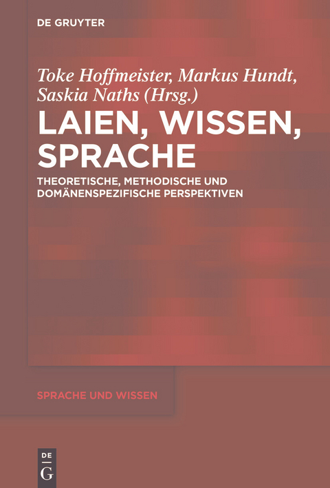 Laien, Wissen, Sprache - 