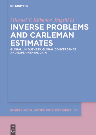 Inverse Problems and Carleman Estimates