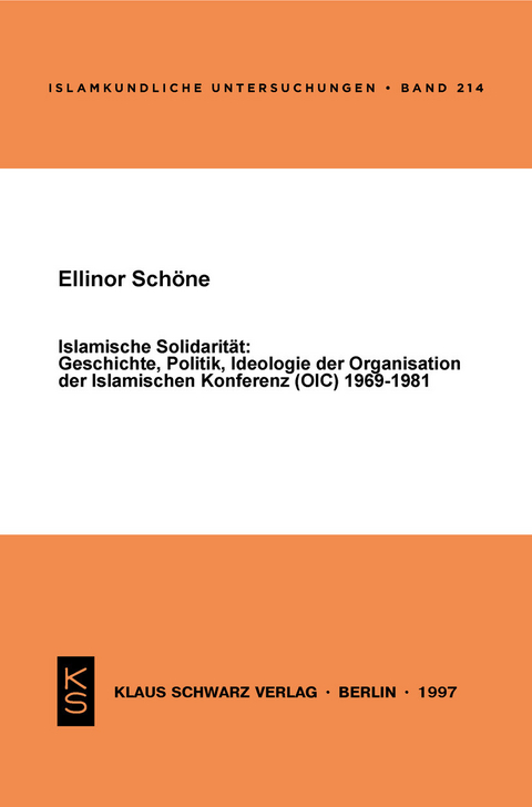 Islamische Solidarit&auml;t - Ellinor Sch&ouml;ne