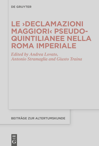 Le ?Declamazioni maggiori? pseudo-quintilianee nella Roma imperiale