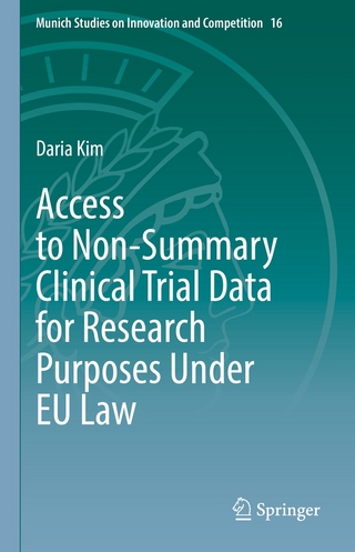 Access to Non-Summary Clinical Trial Data for Research Purposes Under EU Law