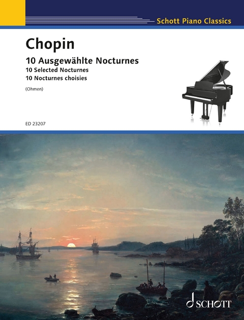 10 Selected Nocturnes - Fr&eacute;d&eacute;ric Chopin