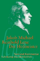 Der Hofmeister oder Vorteile der Privaterziehung - Jakob Michael Reinhold Lenz