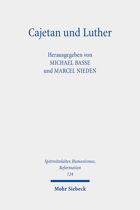 Cajetan und Luther - 