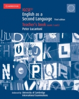 IGCSE English as a Second Language Teacher's Book Levels 1 and 2 - Lucantoni, Peter