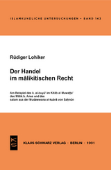 Der Handel im malikitischen Recht - R&uuml;diger Lohlker