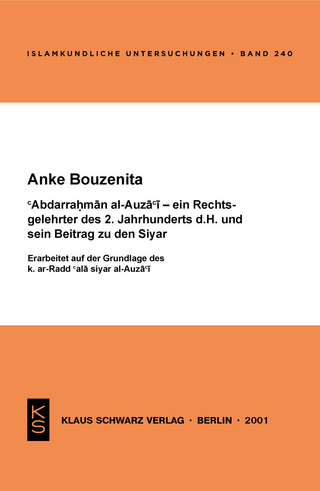 Abdarrahman al-Auza'i, ein Rechtsgelehrter des 2. Jahrhunderts d.H., und sein Beitrag zu den Syar